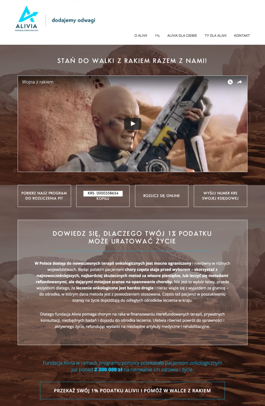 alivia landing page2